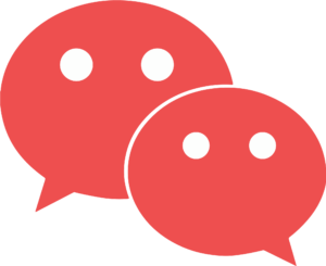 Wechat icon red
