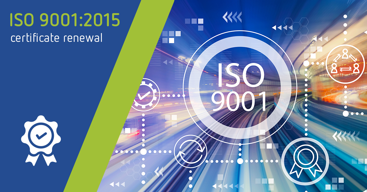 Proviron renews its ISO 9001 2015 certificate